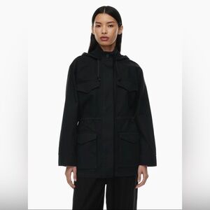 Aritzia The Group Babaton Military Inspired Nook Cotton Linen Jacket size M